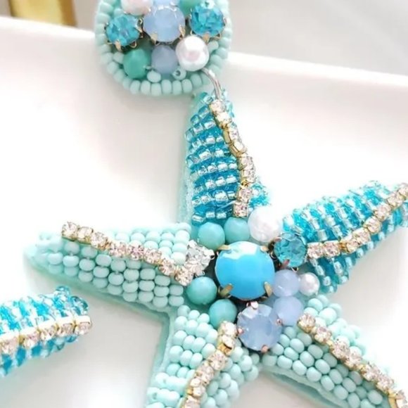 New! Zara Star Earrings - Picture 2 of 8